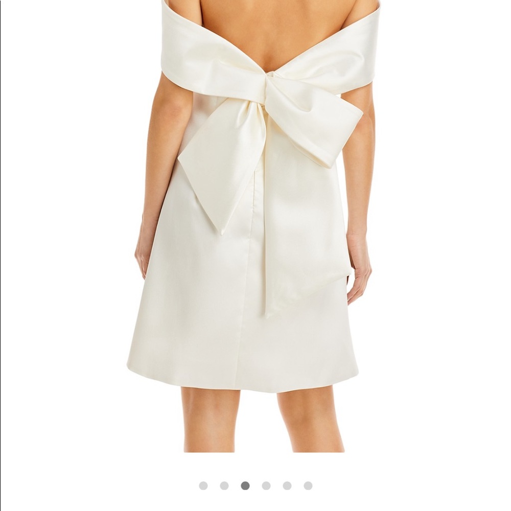Amsale bow back Alix dress
